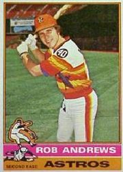 1976 Topps Baseball Cards      568     Rob Andrews RC